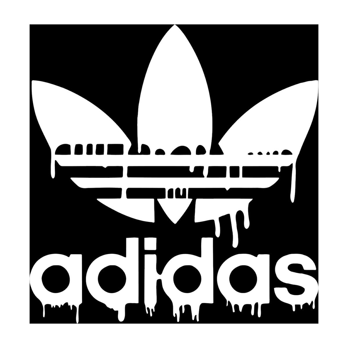 Adidas Drip Logo Design — design artwork