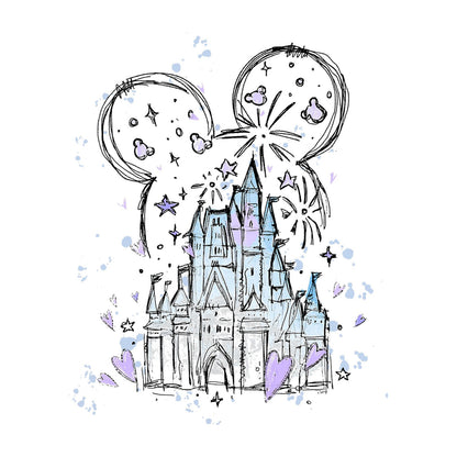 Magic Castle Sketch Design — design artwork