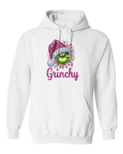 Grinchy Design — white hoodie mockup
