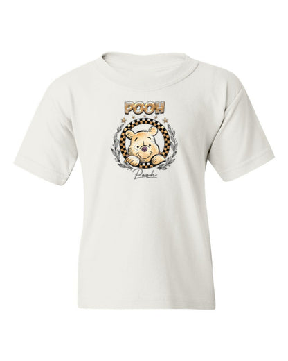 Pooh Kids Tee — white t-shirt mockup