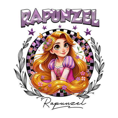 Rapunzel Princess Kids Tee — design artwork