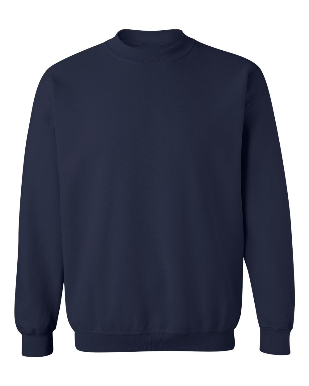 Gildan 18000 blank crewneck in Navy, front view