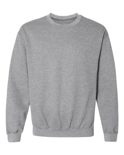 Gildan 18000 blank crewneck in Sport Grey, front view