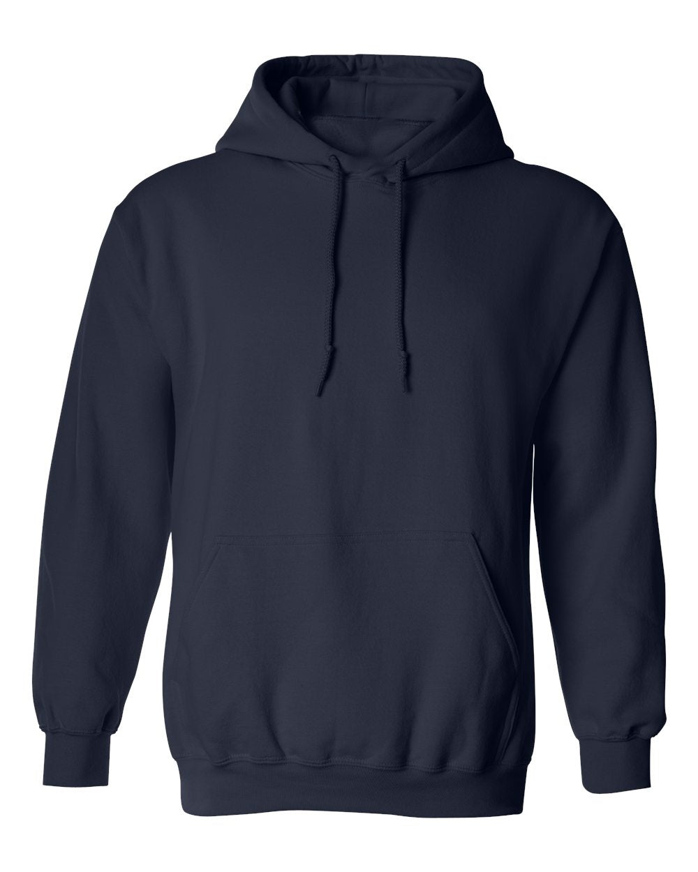 Gildan 18500 blank hoodie in Navy, front view