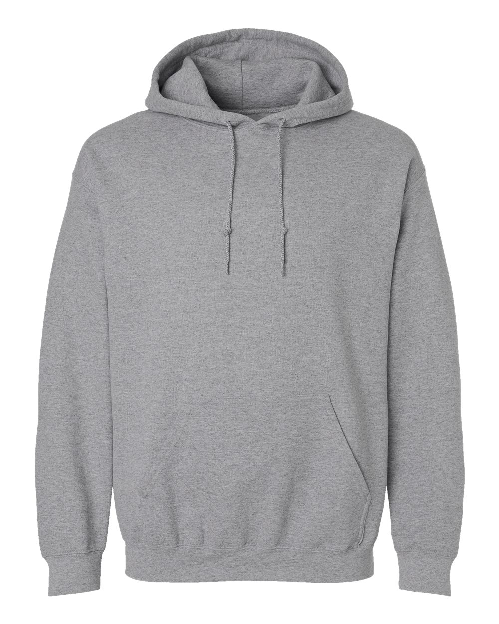 Gildan 18500 blank hoodie in Sport Grey, front view