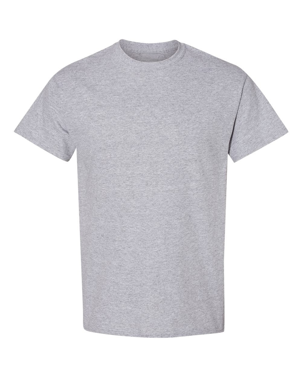 Gildan 5000 blank t-shirt in Sport Grey, front view