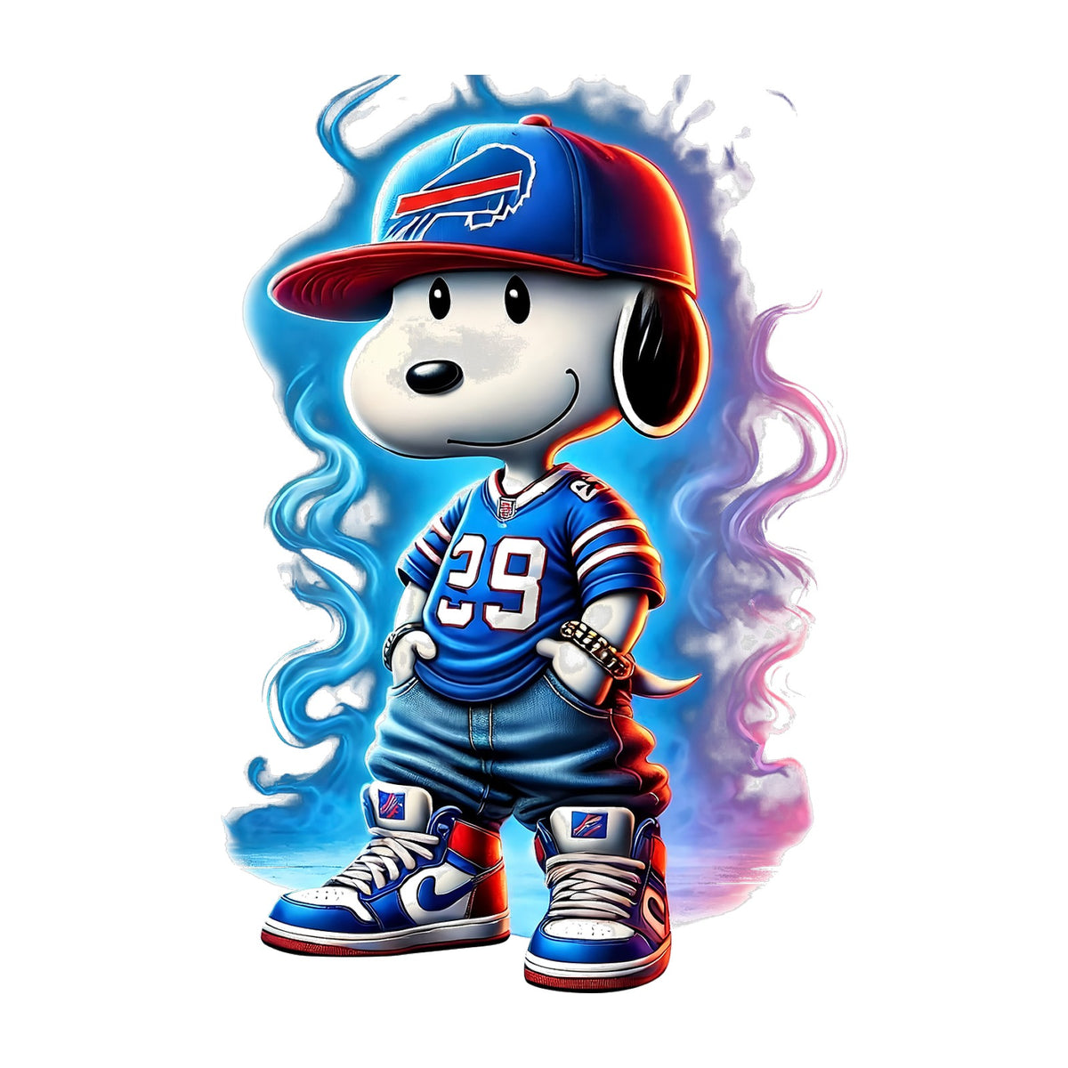 Snoopy Football Design — design artwork