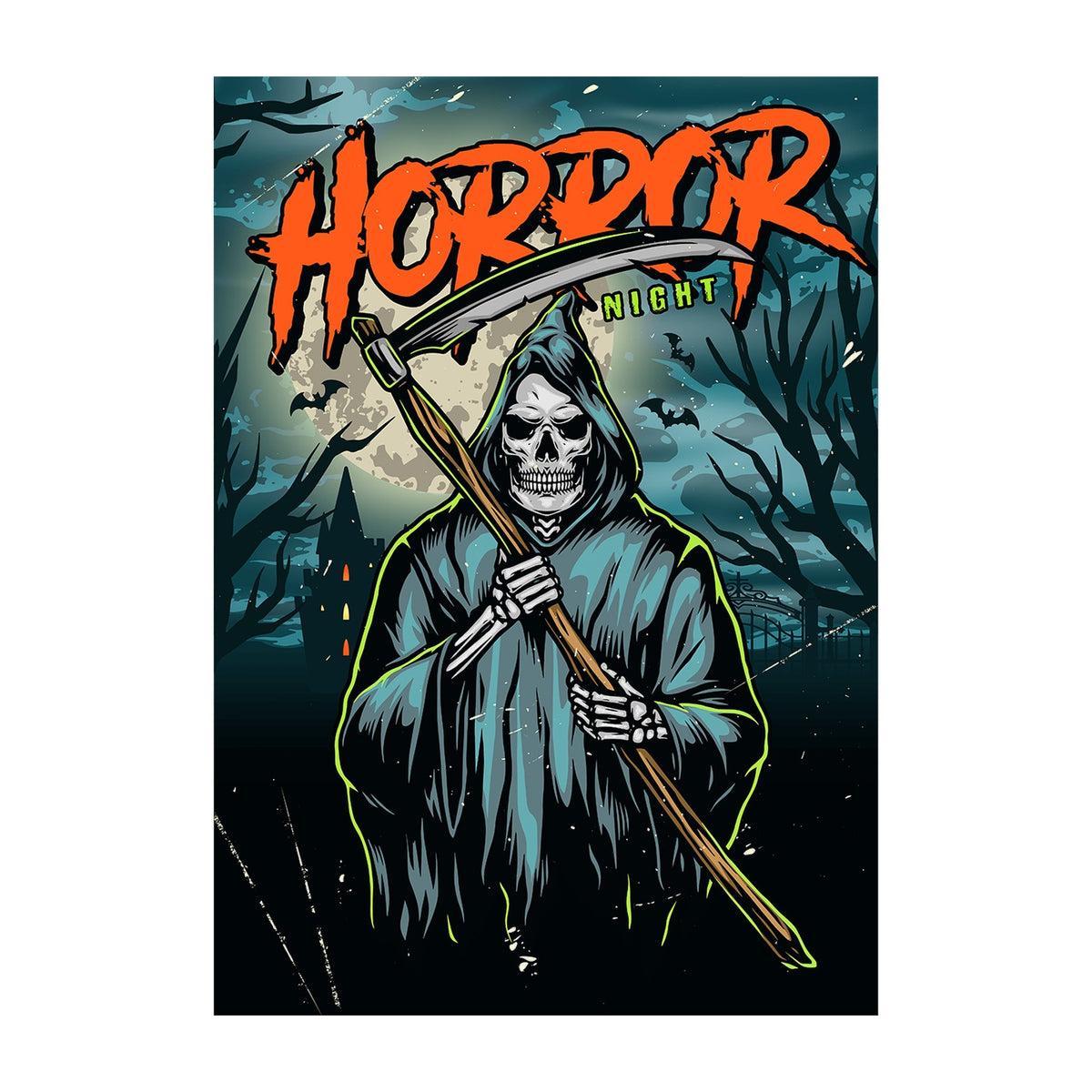 Horror Night Reaper Design — design artwork