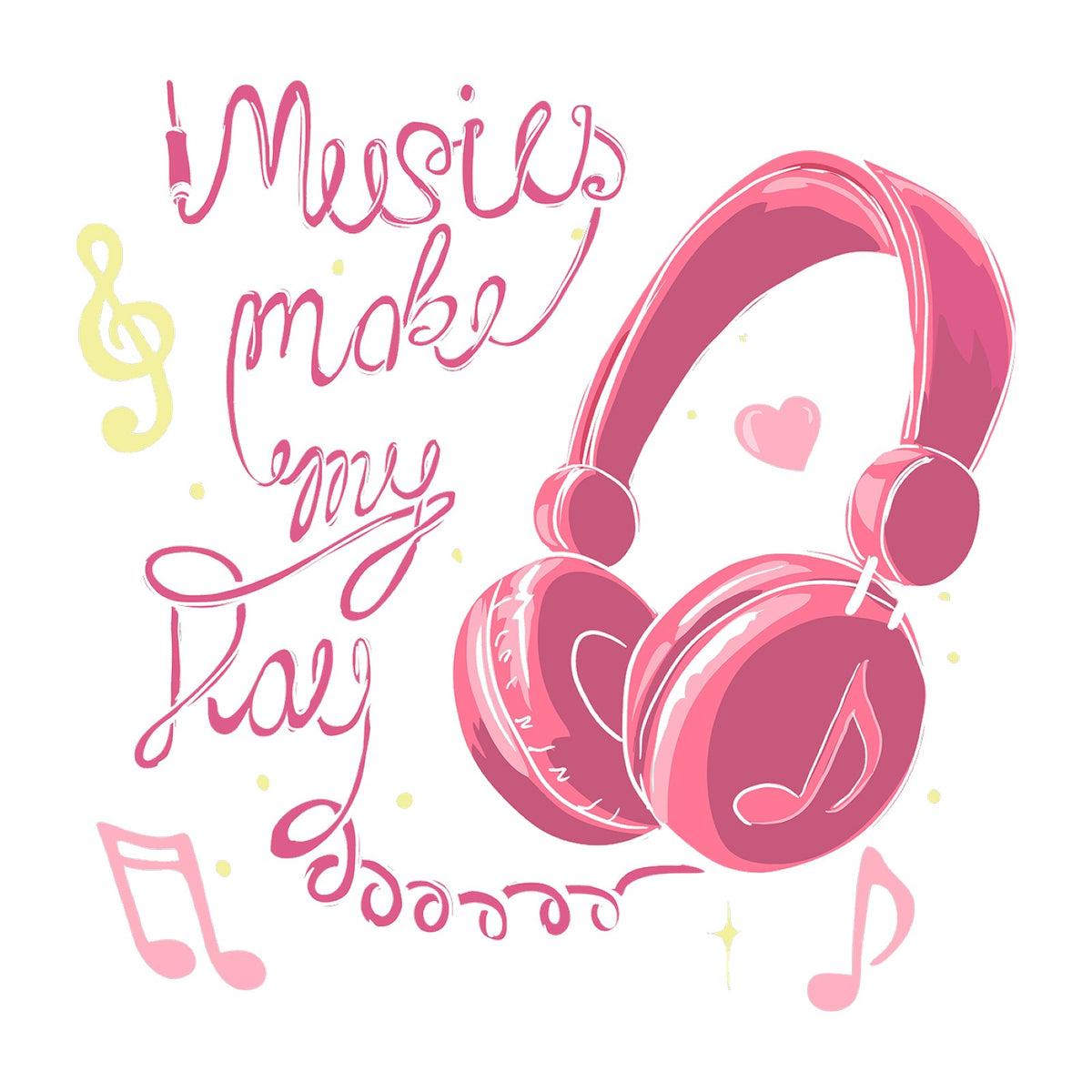 Music Makes My Day Design — design artwork