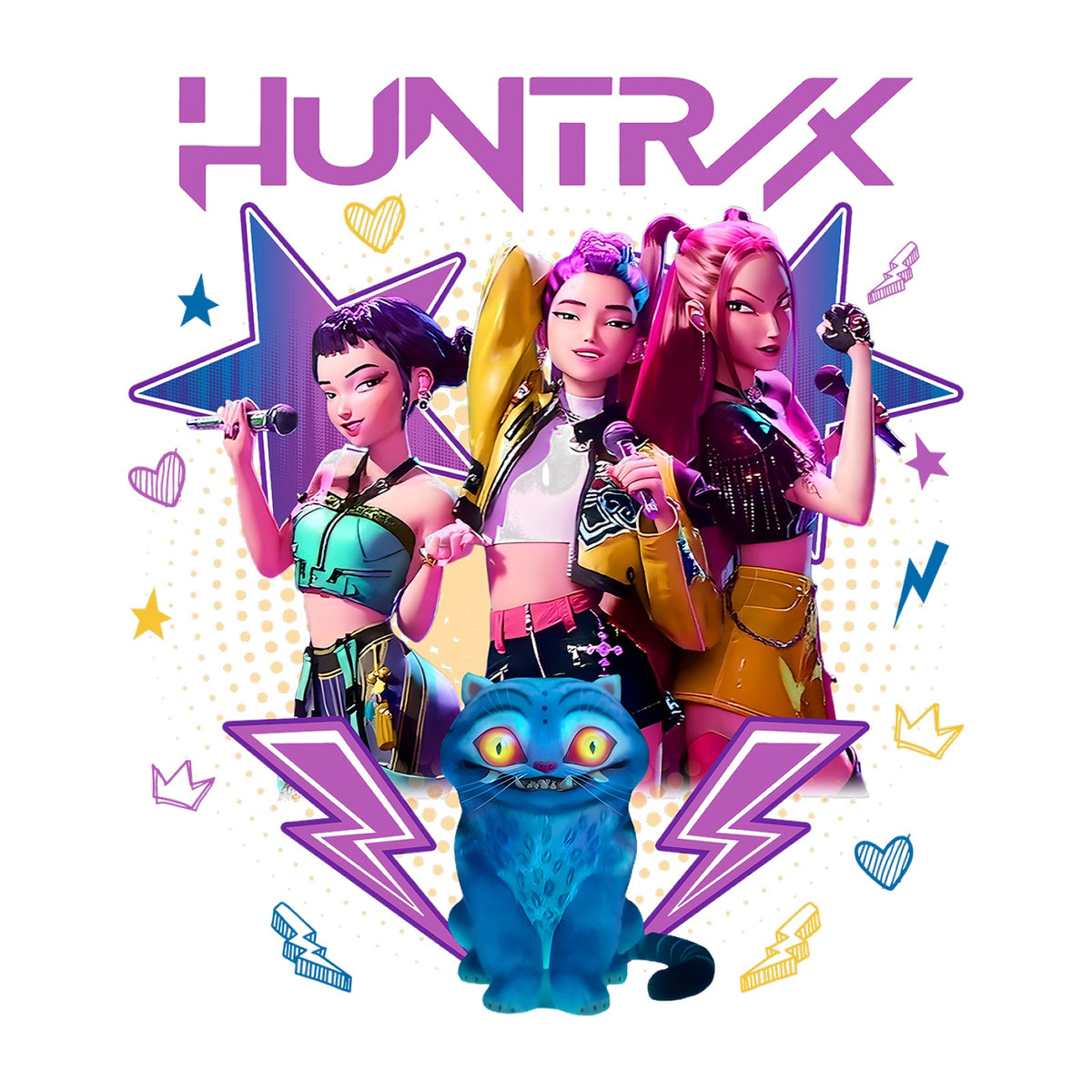 Huntrix K-Pop Design — design artwork