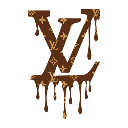 Louis Vuitton Drip Logo Design — design artwork