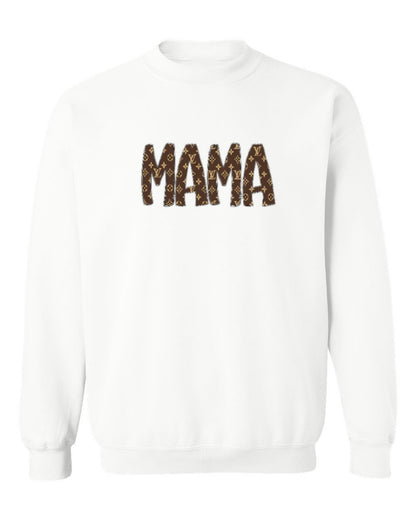 Louis Vuitton Mama Design — white crewneck mockup