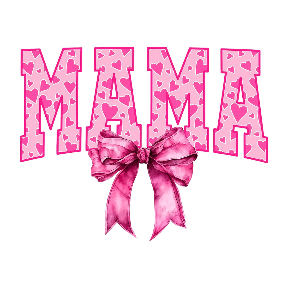 Pink Bow Mama Design — design artwork