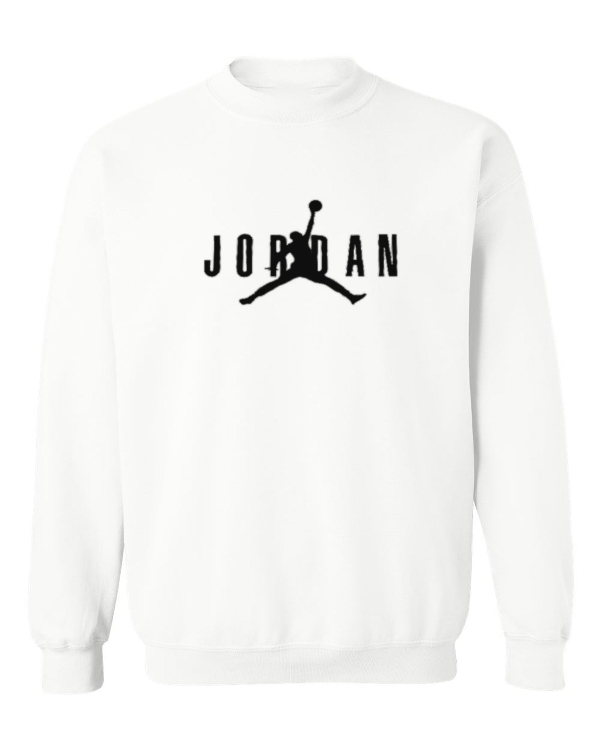 Jordan Jumpman Design — white crewneck mockup