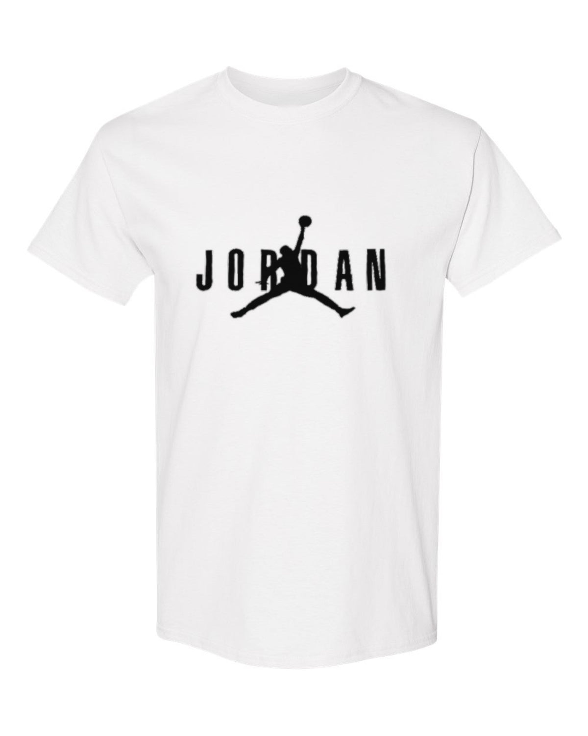 Jordan Jumpman Design — white t-shirt mockup