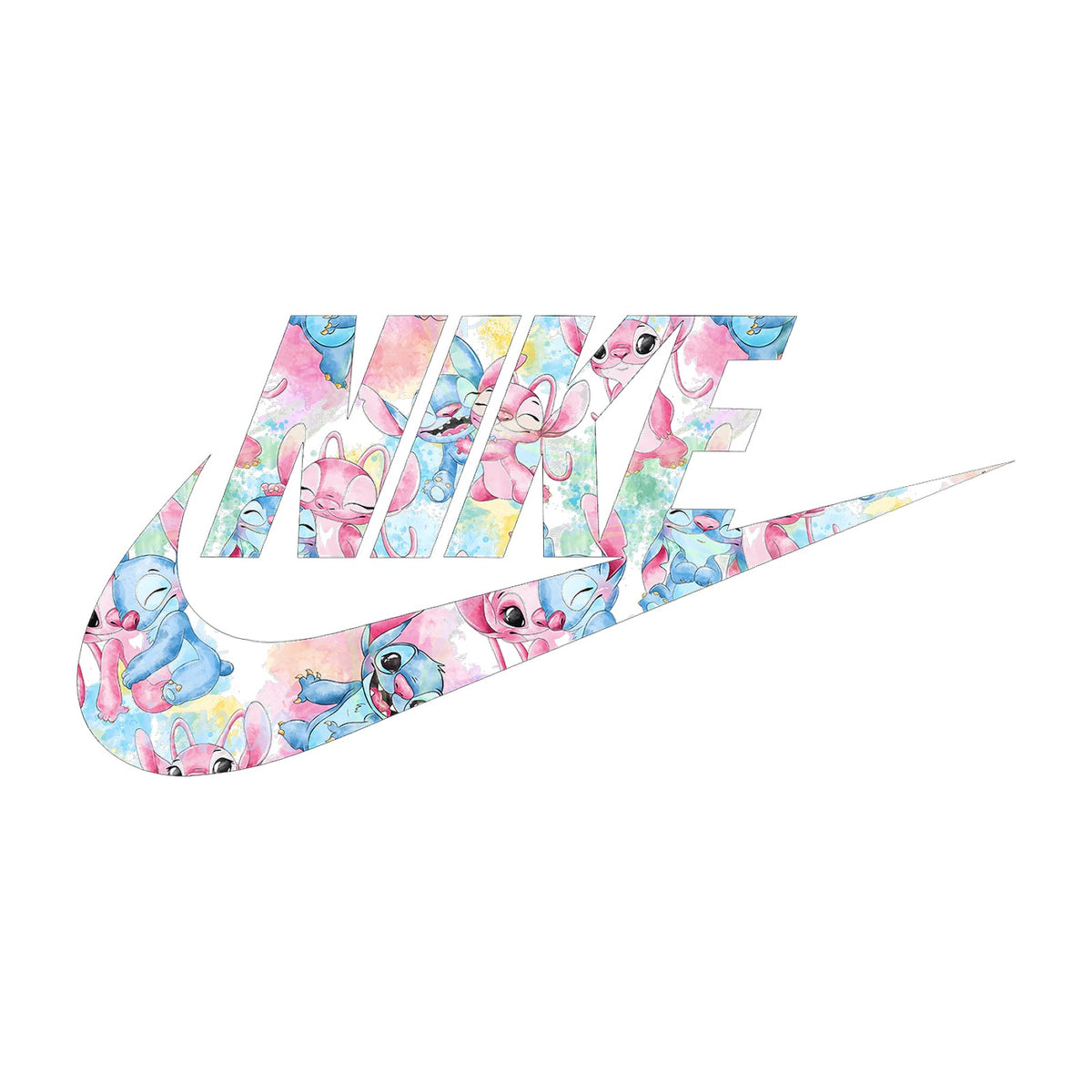 Nike Floral Swoosh Design — design artwork