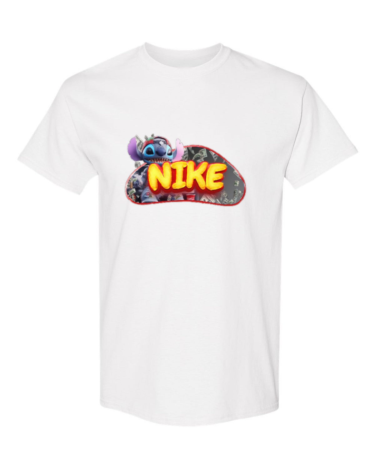 Nike Stitch Design — white t-shirt mockup