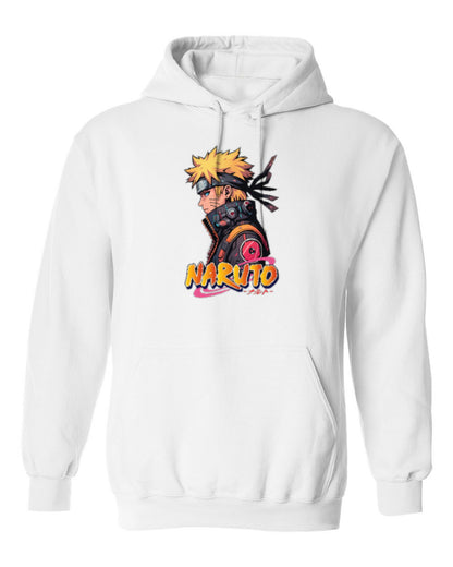Naruto Anime Design — white hoodie mockup