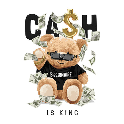 Cash Is King Bear Design — design artwork