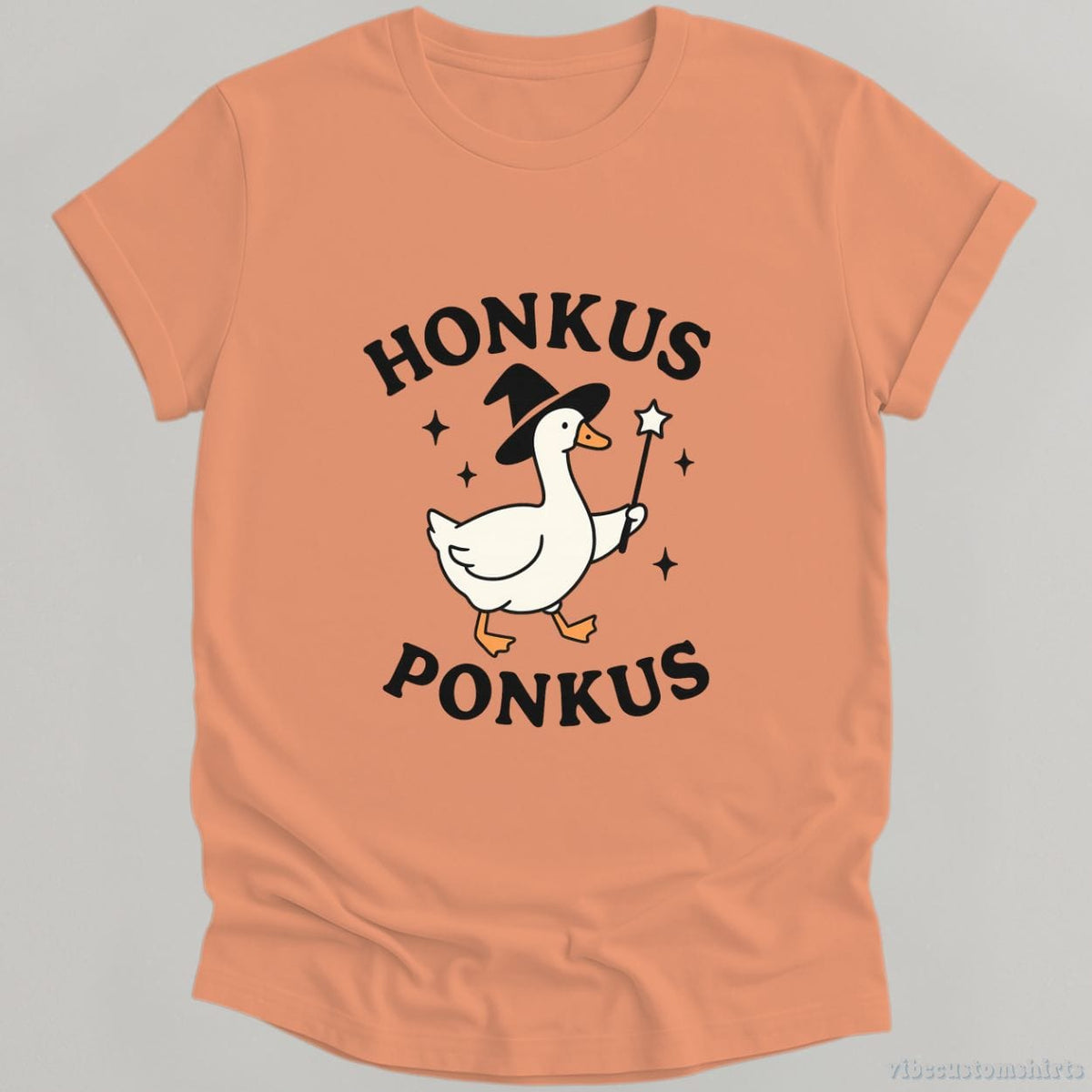 Honkus Ponkus Witch Goose Halloween T-shirt graphic design — view 3