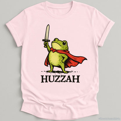 Huzzah Frog T-shirt graphic design — view 7