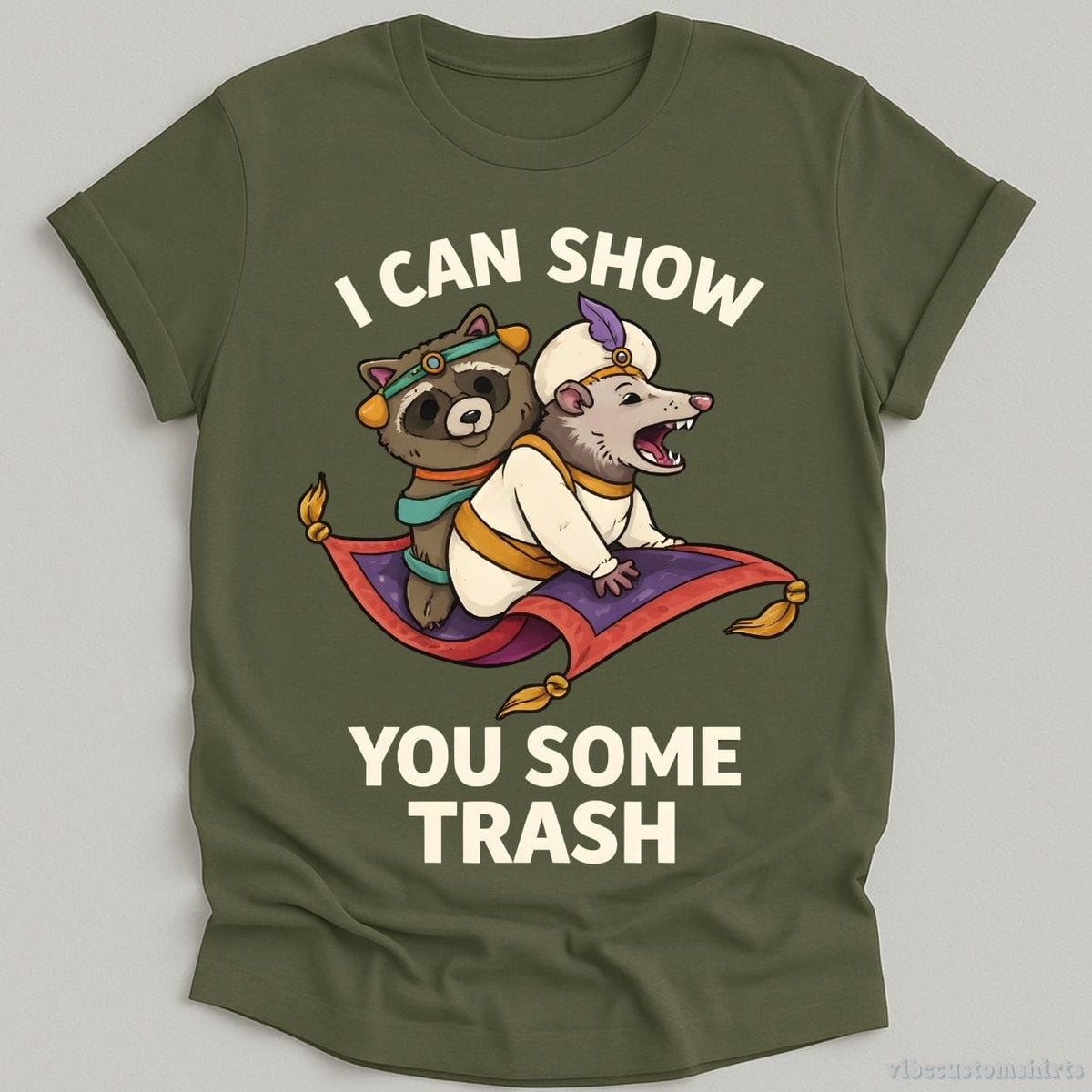 I Can Show You Some Trash T-shirt graphic design — view 4