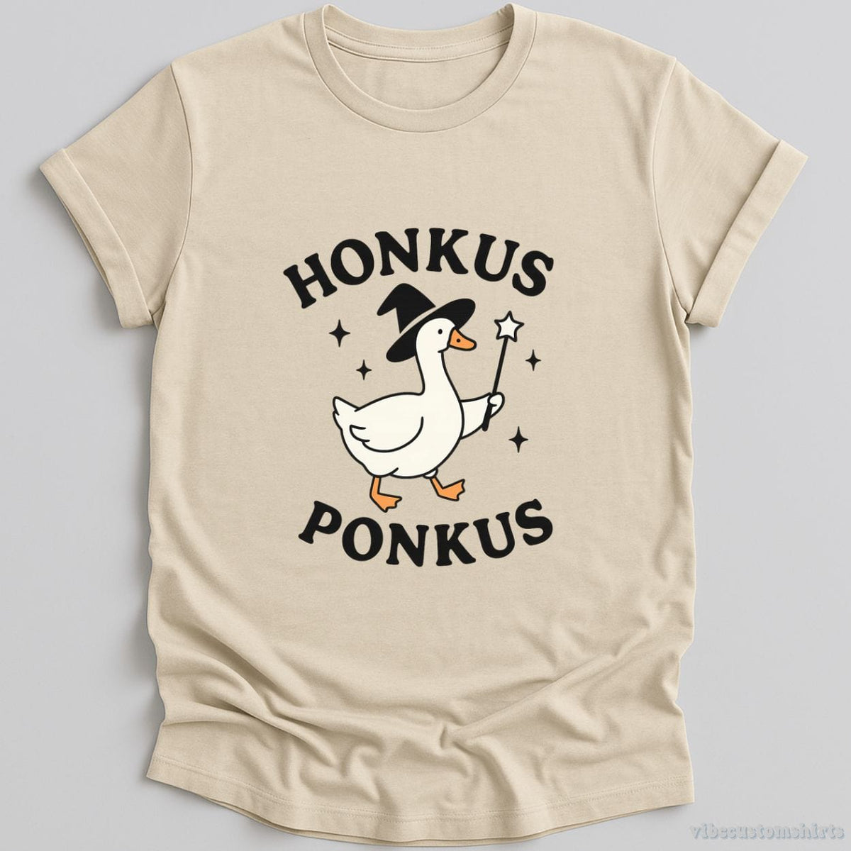 Honkus Ponkus Witch Goose Halloween T-shirt graphic design — view 1