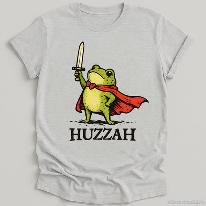 Huzzah Frog T-shirt graphic design — view 5